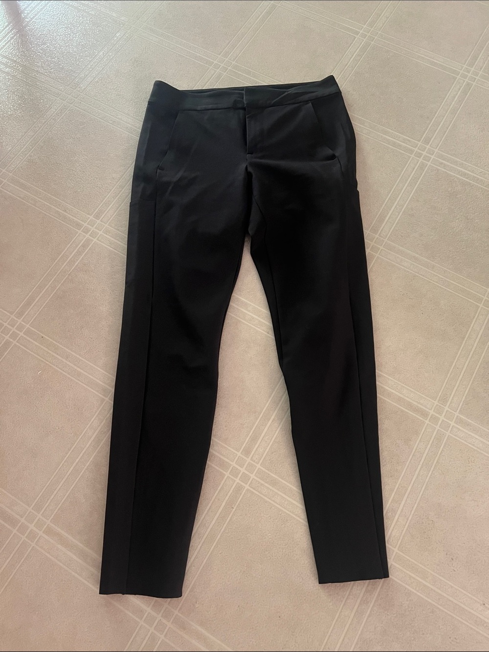 Athleta Stella Black Ankle-Length Skinny Trouser